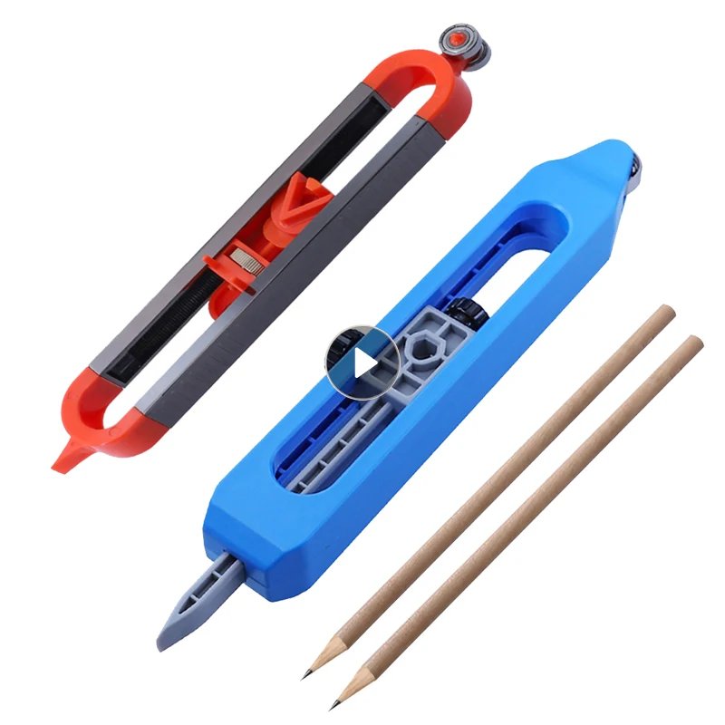 

Precise Contour Gauge Woodworking Flexible Measuring Duplicate Tool Adjustable Profile Scribing Ruler With Lock Measuring Gauges