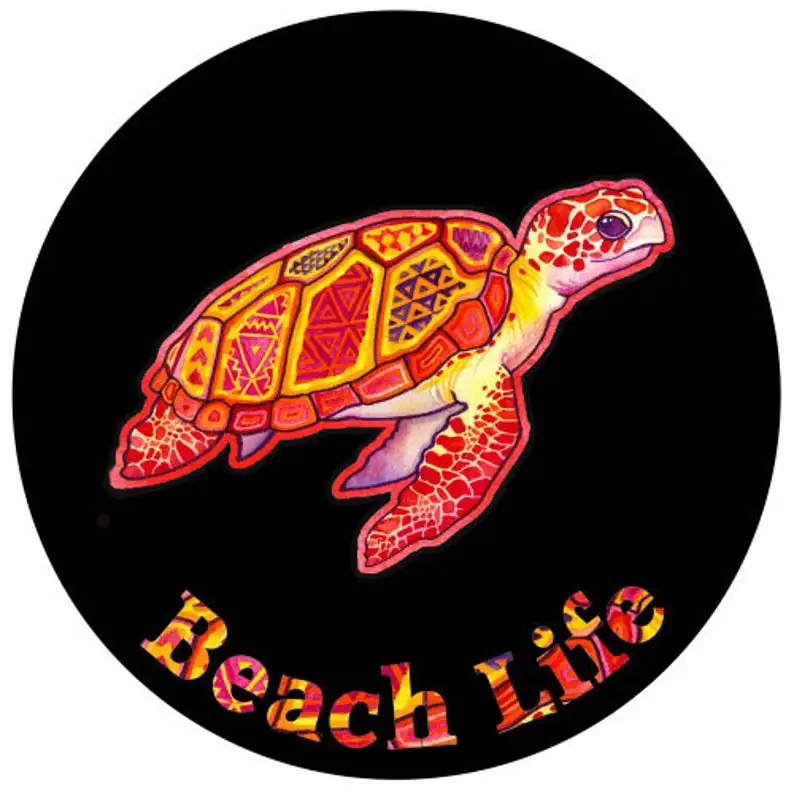 

Beach Life Sea Turtle Tire Cover