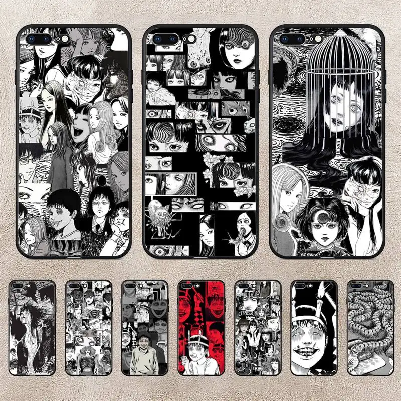 

Junji Ito Phone Case For Huawei Y5 Y62019 Y52018 Y92019 Luxury Funda Case For 9prime2019