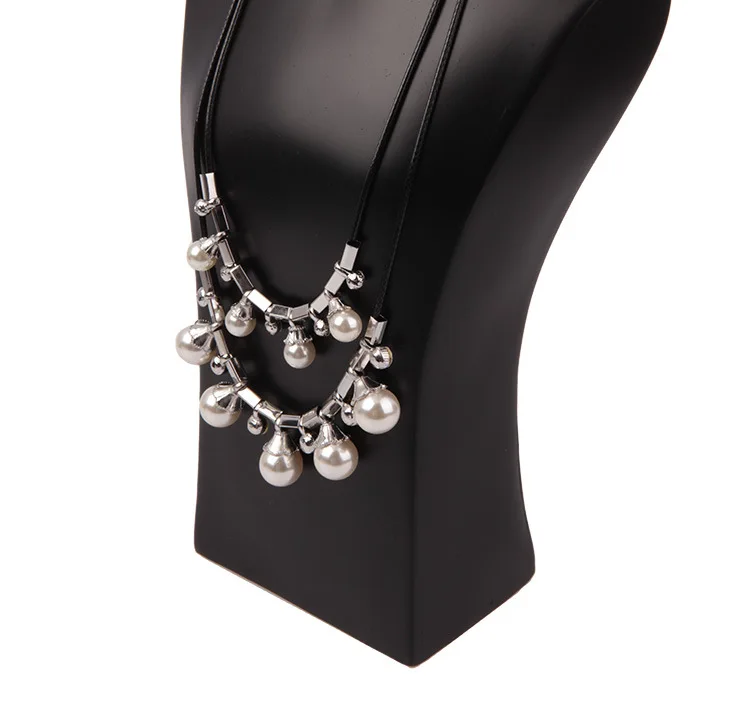 Resin Mannequin Necklace Earrings Holder Head Bust Stand Model Shop Retailer Counter Jewelry Organizer Necklace Display