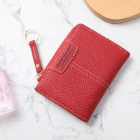 2022 womens mini wallet exquisite lychee pattern wallet coin purse clutch purse wallet cute womens card holder holding id card