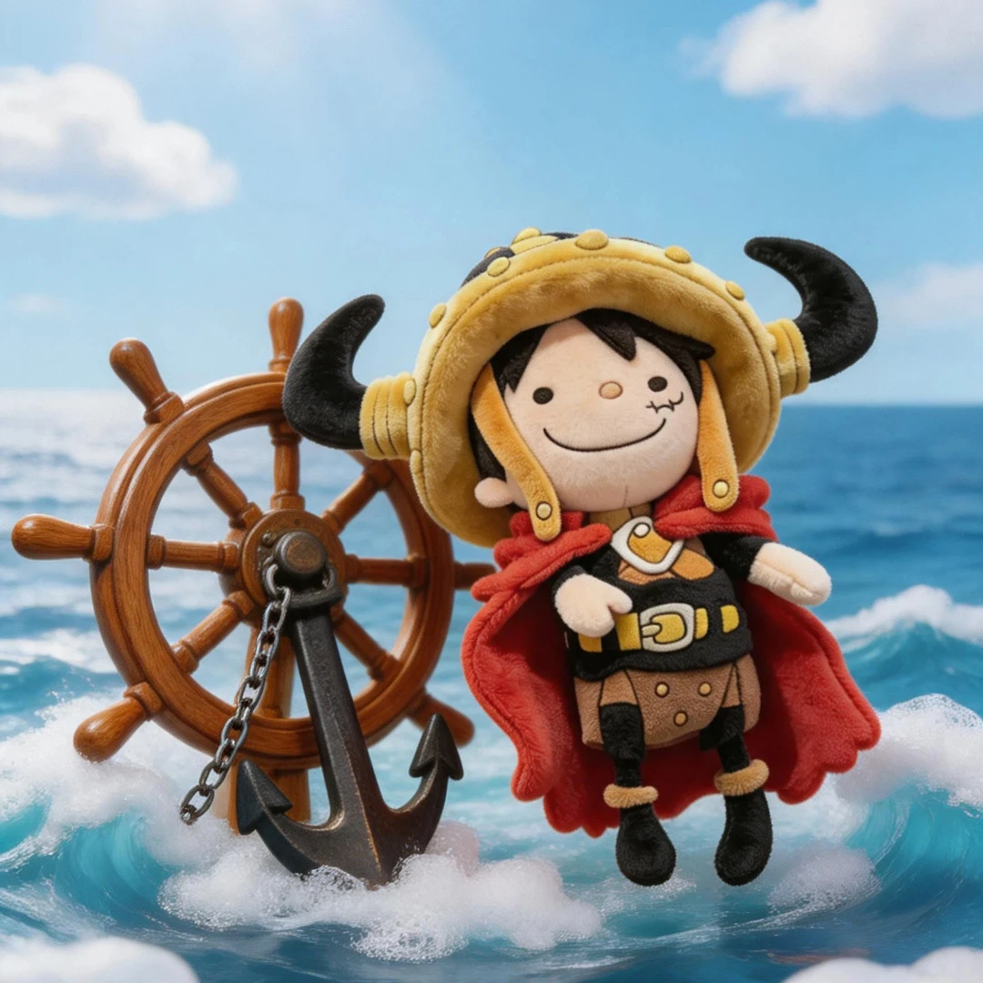 Новинка: Плюшевая кукла Луффи и Зоро (One Piece), 10 см, милая мягкая игрушка, два дизайна, аниме-атрибутика, декор для дома, коллекционный подарок (art.: 3920db451c207) - 3920db451c207
