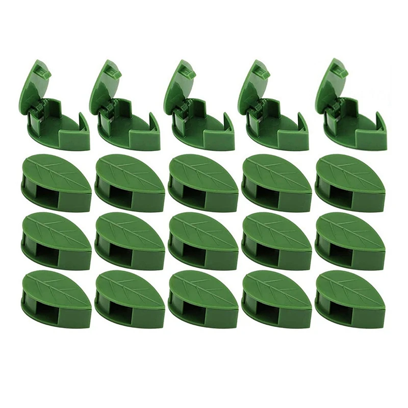 80PCS Garden Plant Climbing Wall Fixture Clips, Self-Adhesive Fixer Sticky Hook Plants Climbing Wall Support Clip