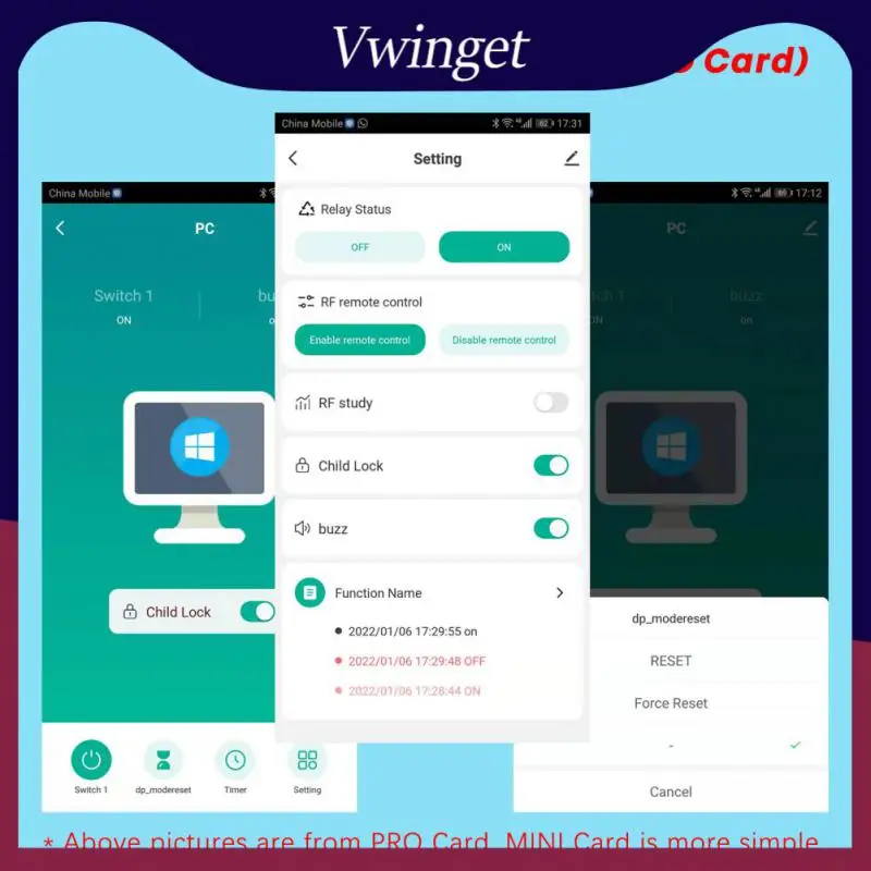 

2/3/5 шт. Многофункциональный компьютерный переключатель сброса мощности 433 Rf компьютерный переключатель питания дистанционное управление ч...