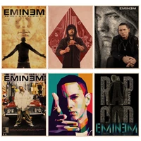 eminem classic anime poster wall art retro posters for home room wall decor