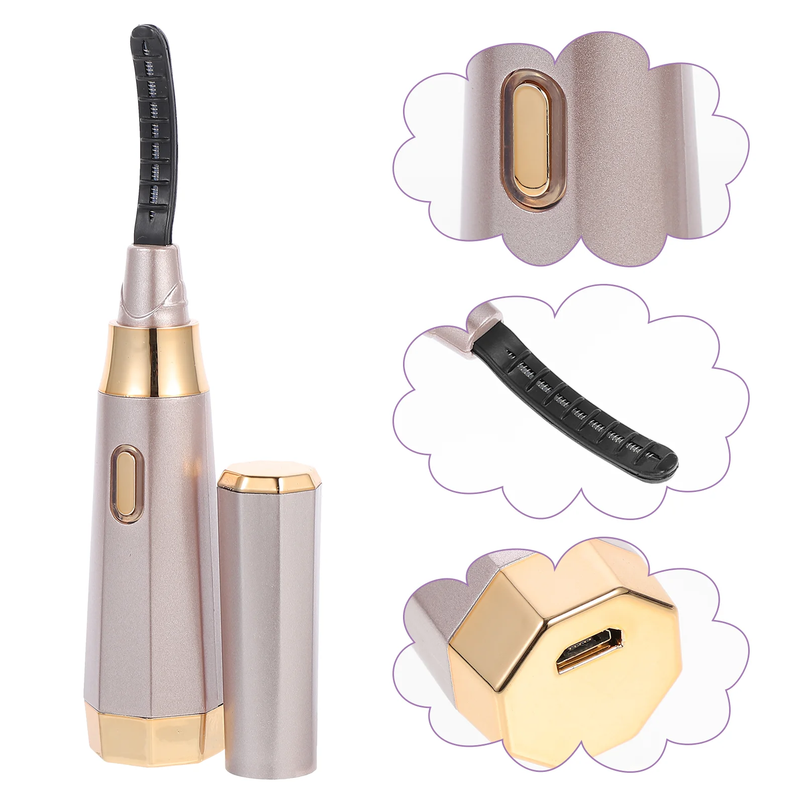 

1Pc Eyelash Curler Small Portable Professional Lash Curler Markup Tool Gift