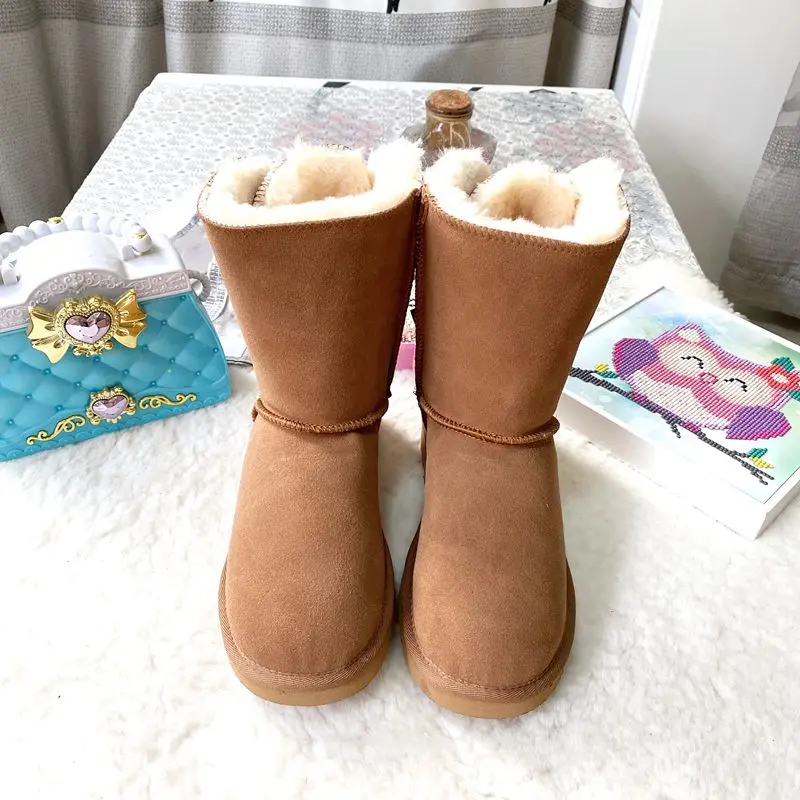 

Women's Snow Boots Outdoor Furry Plush Fur Warm Winter Platform Shoes