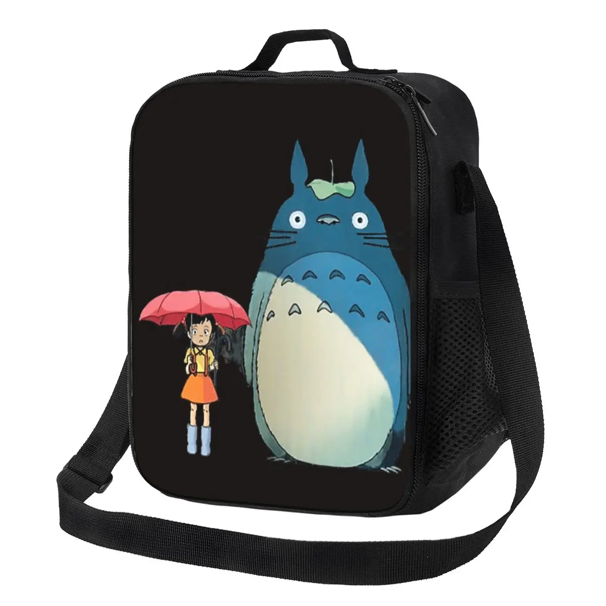 

My Neighbor Totoro Lunch Bag with Handle Miyazaki Hayao Anime Beautiful Cooler Bag Carry Car Meal Thermal Bag