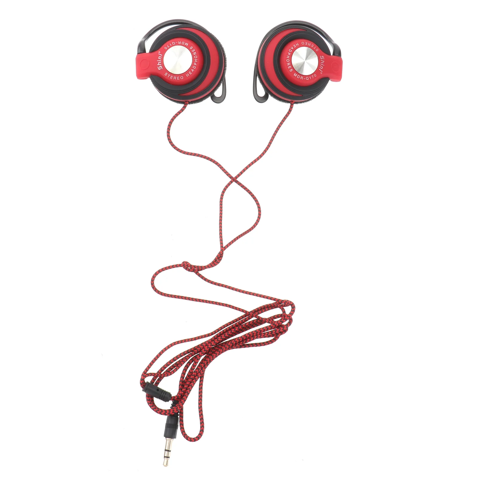 

1 pc Wired Headset Bass Noise Canceling Clip On Ear Earbuds Earphone Headphones for Computer Phone Mp3 Player