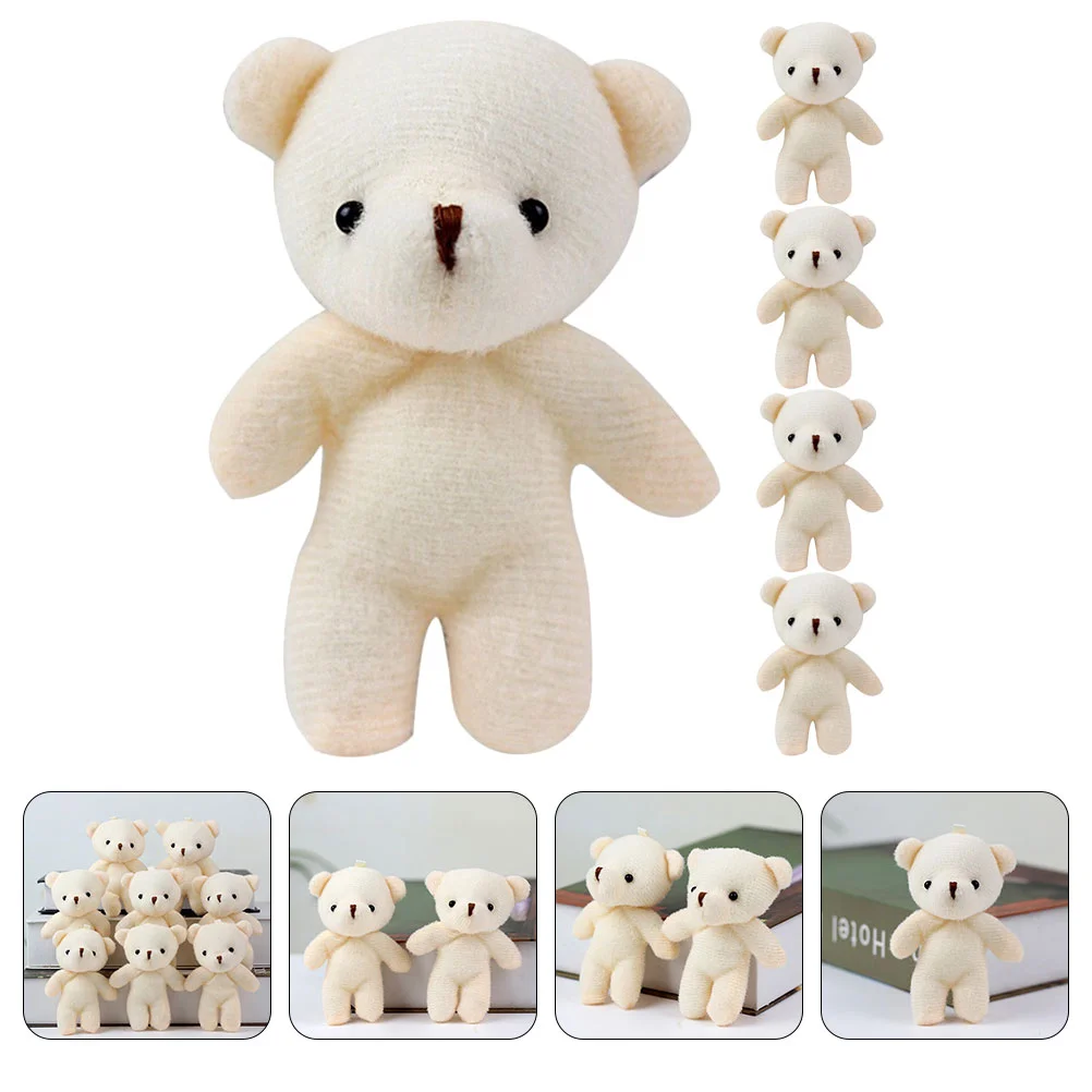 

5 Pcs Keychain Cute Keychains Backpacks Plush Pendant Aesthetic Holder Decorative Bag Hairy