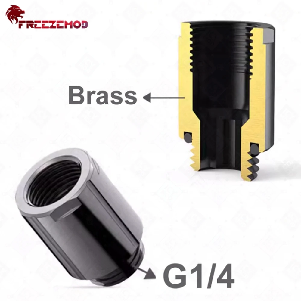 Оптовая продажа FREEZEMOD Мужской Женский удлиненный фитинг 10 мм/20 мм/30 мм/40 мм Латунь