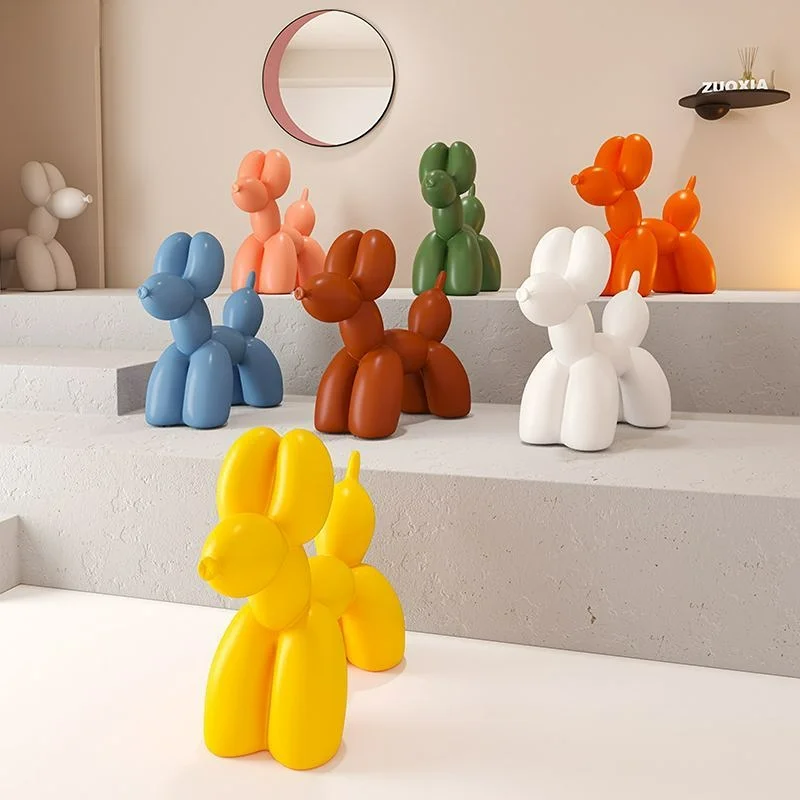 

Скандинавский Маленький стул в форме собаки с воздушным шаром, современный простой домашний стул для гостиной с мультяшными собаками, стул из пластика, искусственная скамья