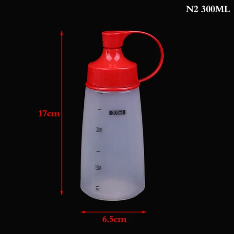 Пластиковая бутылка для соуса, 180/300/400/550 мл