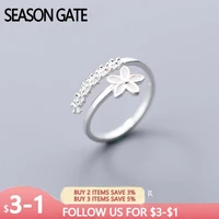 silver color flower ring fashion elegant adjustable size open rings for woman jewelri rings for girls gifts free shipping items