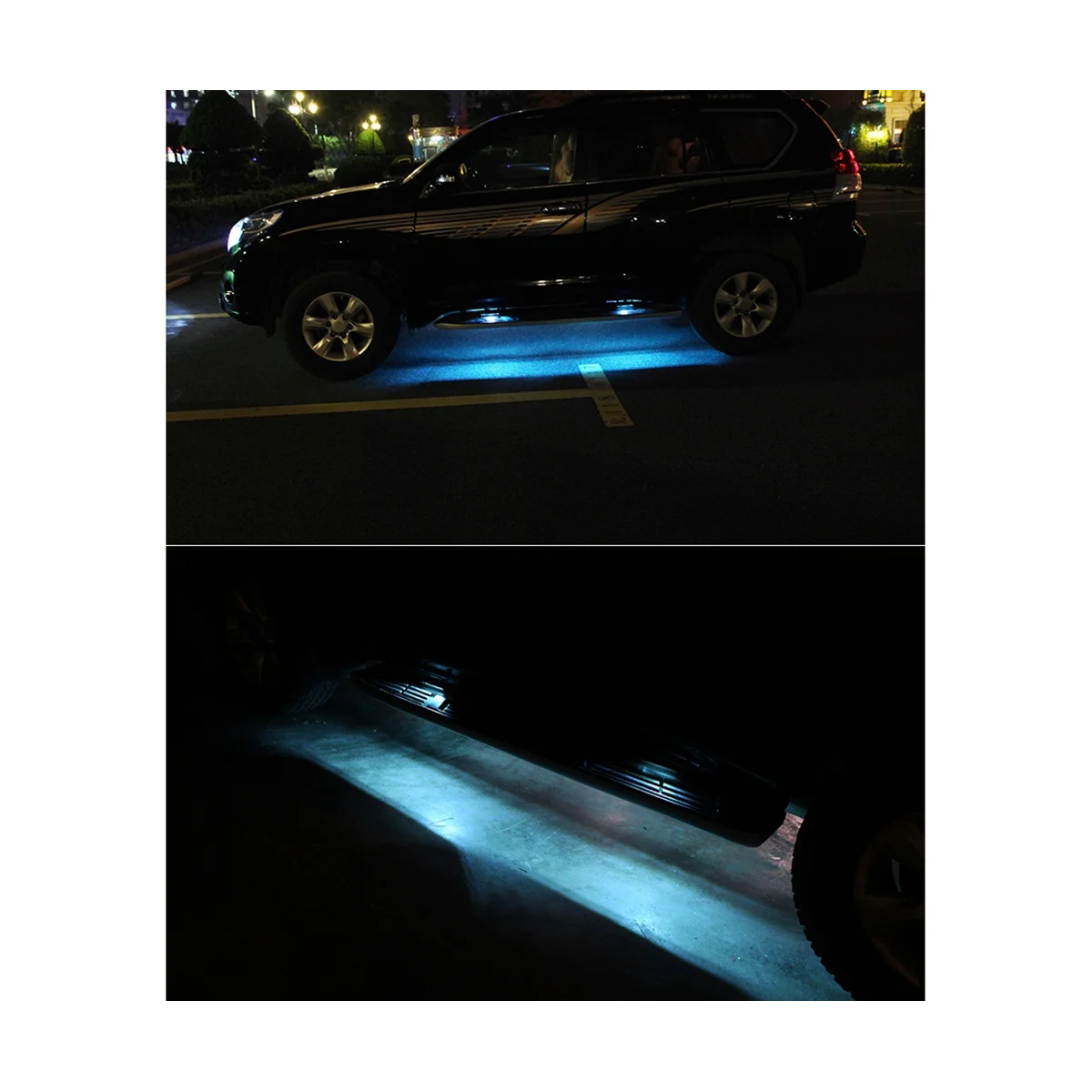 4 шт. автомобильные подсветки для Toyota Land Cruiser Prado FJ 150 2010-2018 (желтые)