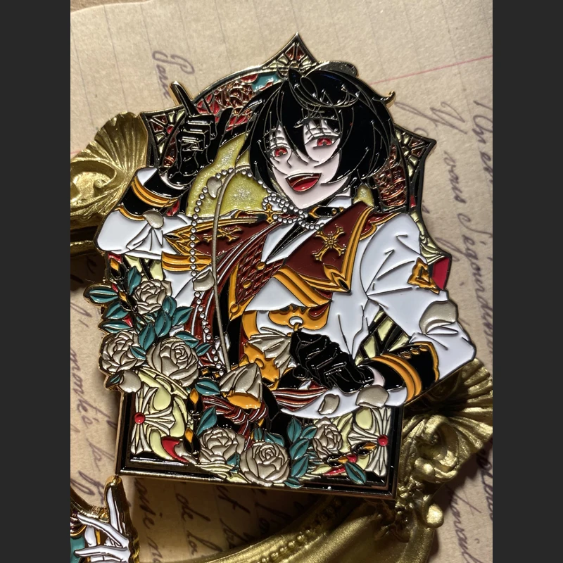 

Аниме металлический значок в виде звёзд, брошь на булавке сакума рицу 7,5 см