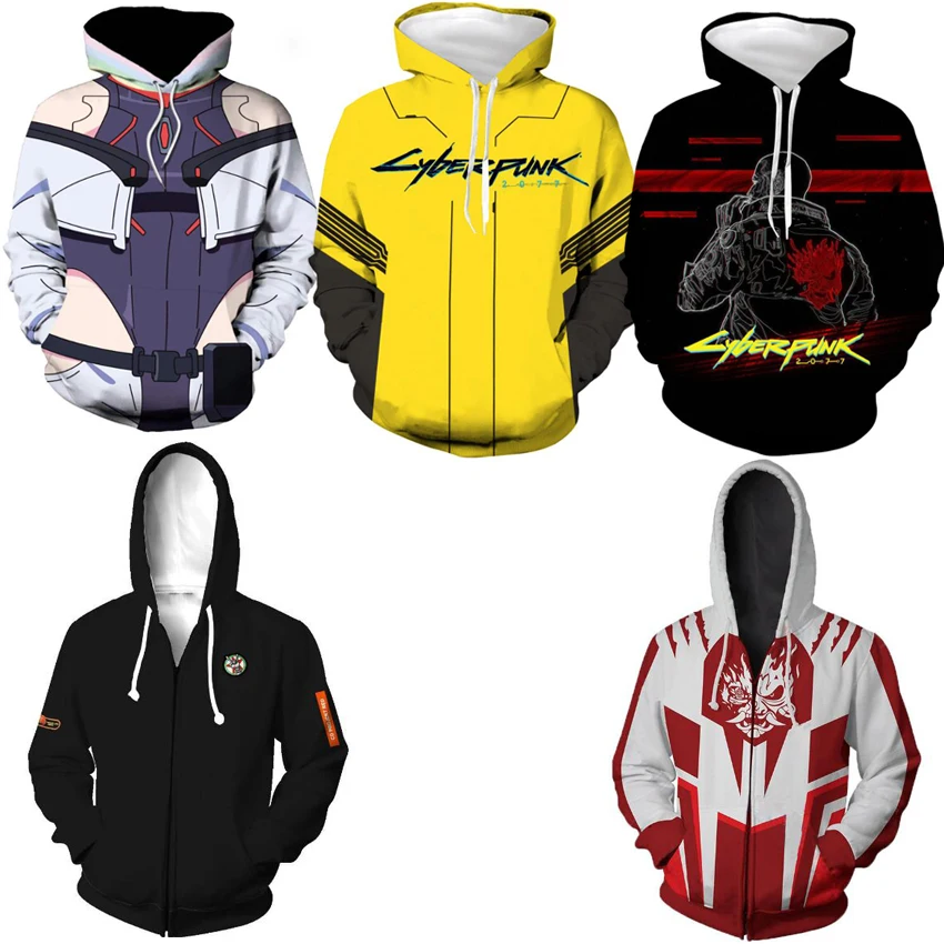 

Anime Cyberpunk Edgerunners David Martinez Lucy Rebecca Cosplay Costume Unisex 3D Hoodie Sweatshirt Casual Sportswear Streetwear