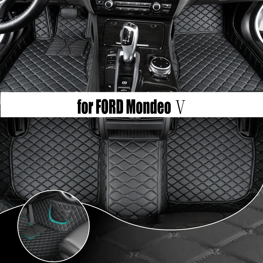 

HUTECRL Car Floor Mat for FORD Mondeo Ⅴ 2013-2016 Year Upgraded Version Foot Coche Accessories Carpets