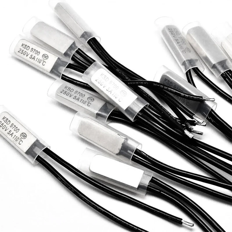 KSD9700 датчик переключения температуры 15C-155C 5A 250V 30C 40C 60C 80C 90C NO NC AC/DC Универсальный