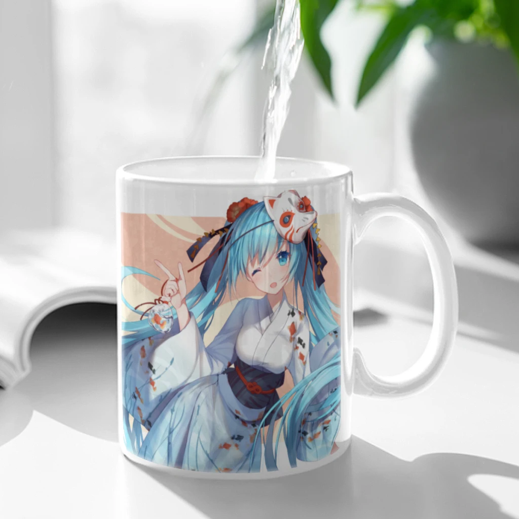 Керамическая кружка Hatsunes Mikus с аниме идеально подходит для кофе чая