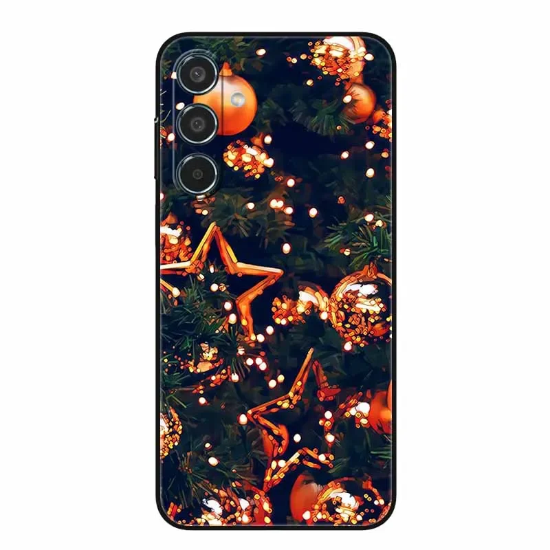 Рождественские чехлы для телефонов Samsung Galaxy M54 M34 M14 M52 M23 5G Silicon TPU Funda GalaxyM54 M 54 34 52