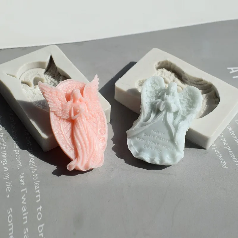 Силиконовая форма Ангел-хранитель в форме сердца креативная молитвенная Cherelle