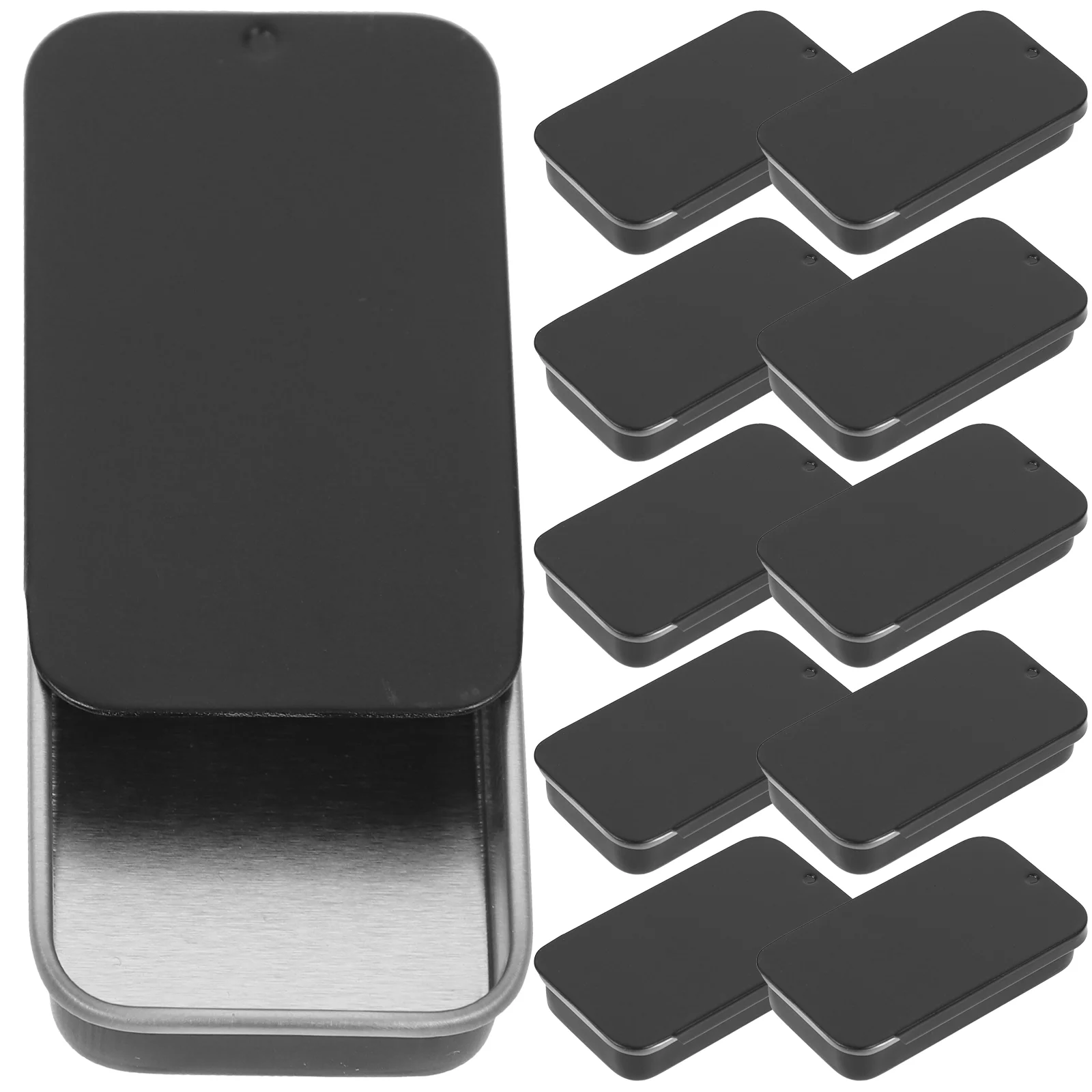 12 шт. жестяная коробка прозрачная банка для конфет портативные маленькие коробки