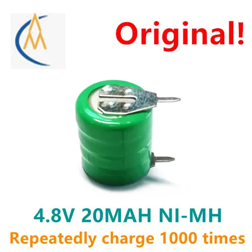 

20h Ni MH solder pin battery manufacturer 20mah 4.8V Ni MH battery solder pin processing emergency light flashlight LED toy