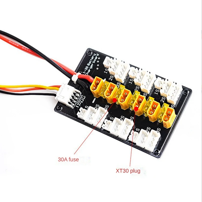 Фото 1-3S XT30 Plug Lipo батарея параллельная зарядная плата для зарядного устройства B6 Boad RC модель игрушки часть №3
