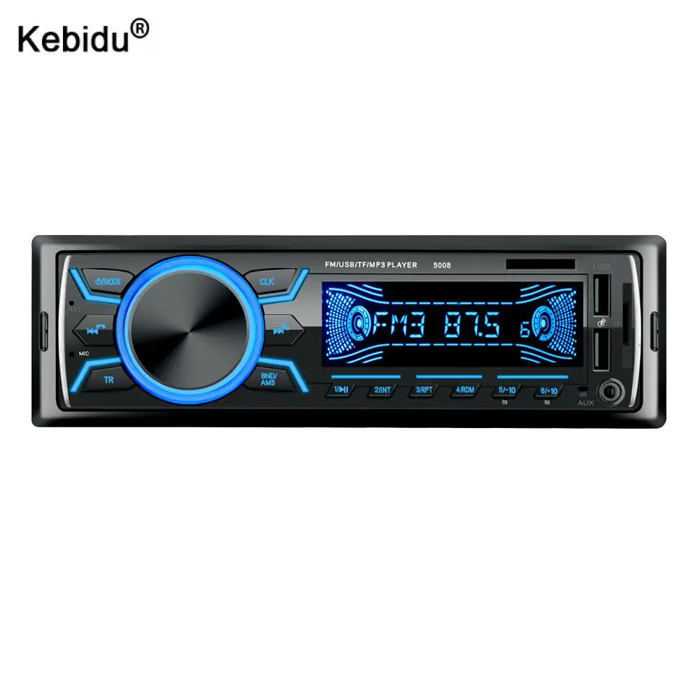 

Автомобильный радиоприемник, стереоплеер, цифровой автомобильный MP3-плеер с поддержкой Bluetooth и быстрой зарядки, 52Wx4, FM-радио, аудио, музыка, д...