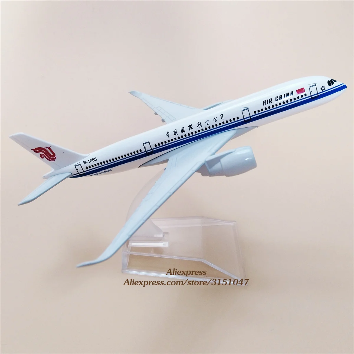 

16cm Alloy Metal Air China Airbus 350 A350 Airlines Airplane Model Airways Plane Model 1/400 Scale Diecast Aircraft with Holder