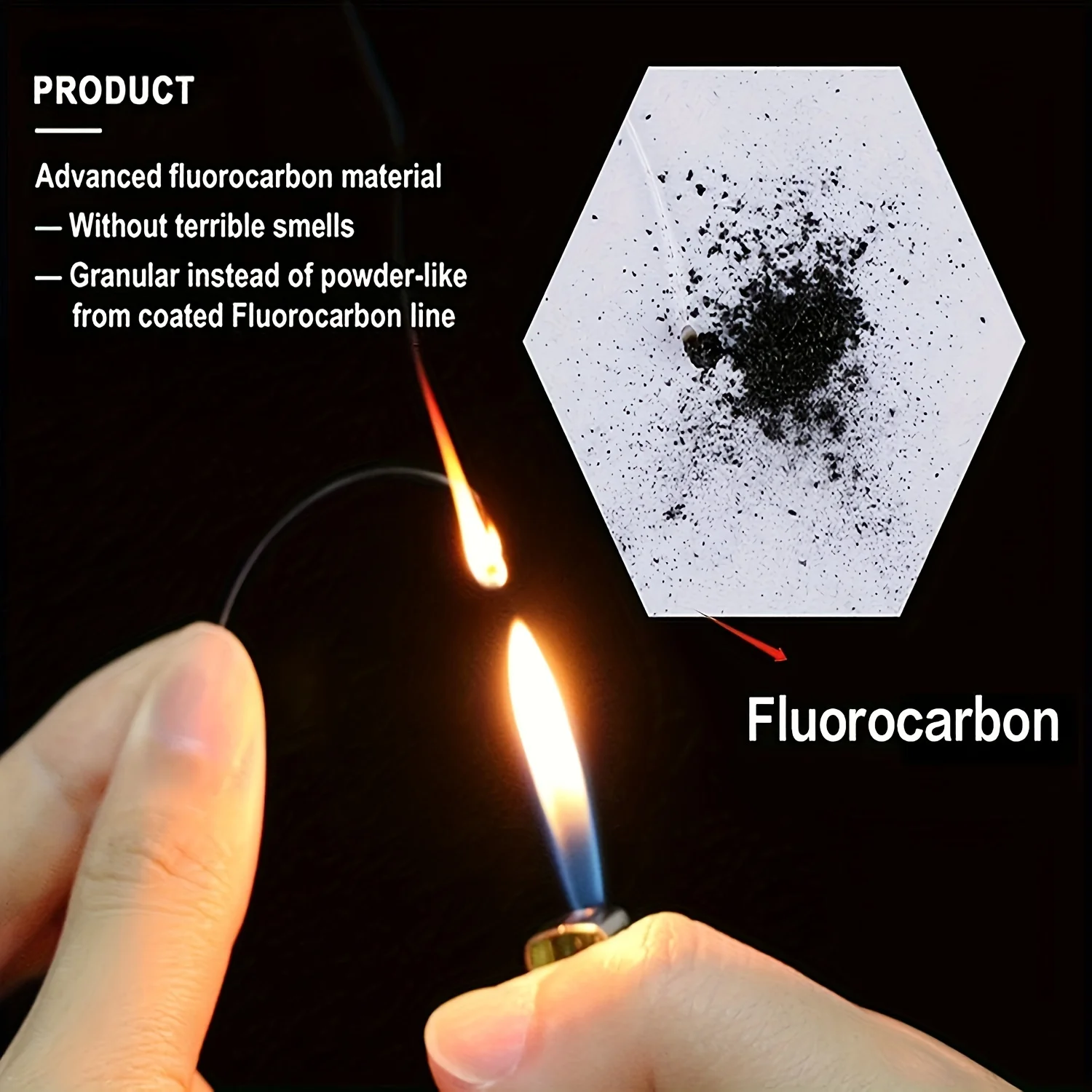 Леска из углеродного волокна 20-80 грамм