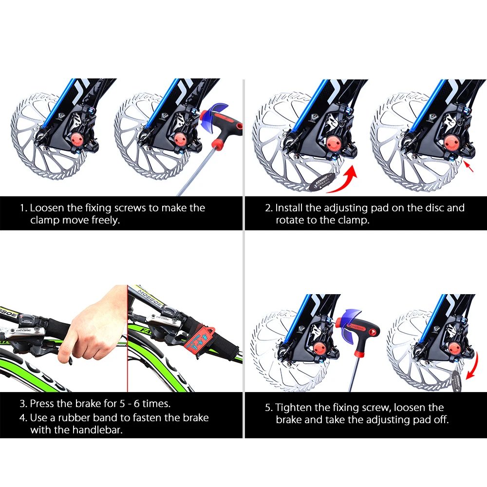 Регулировка зазора диска Аксессуары для велосипеда Инструмент выравнивания