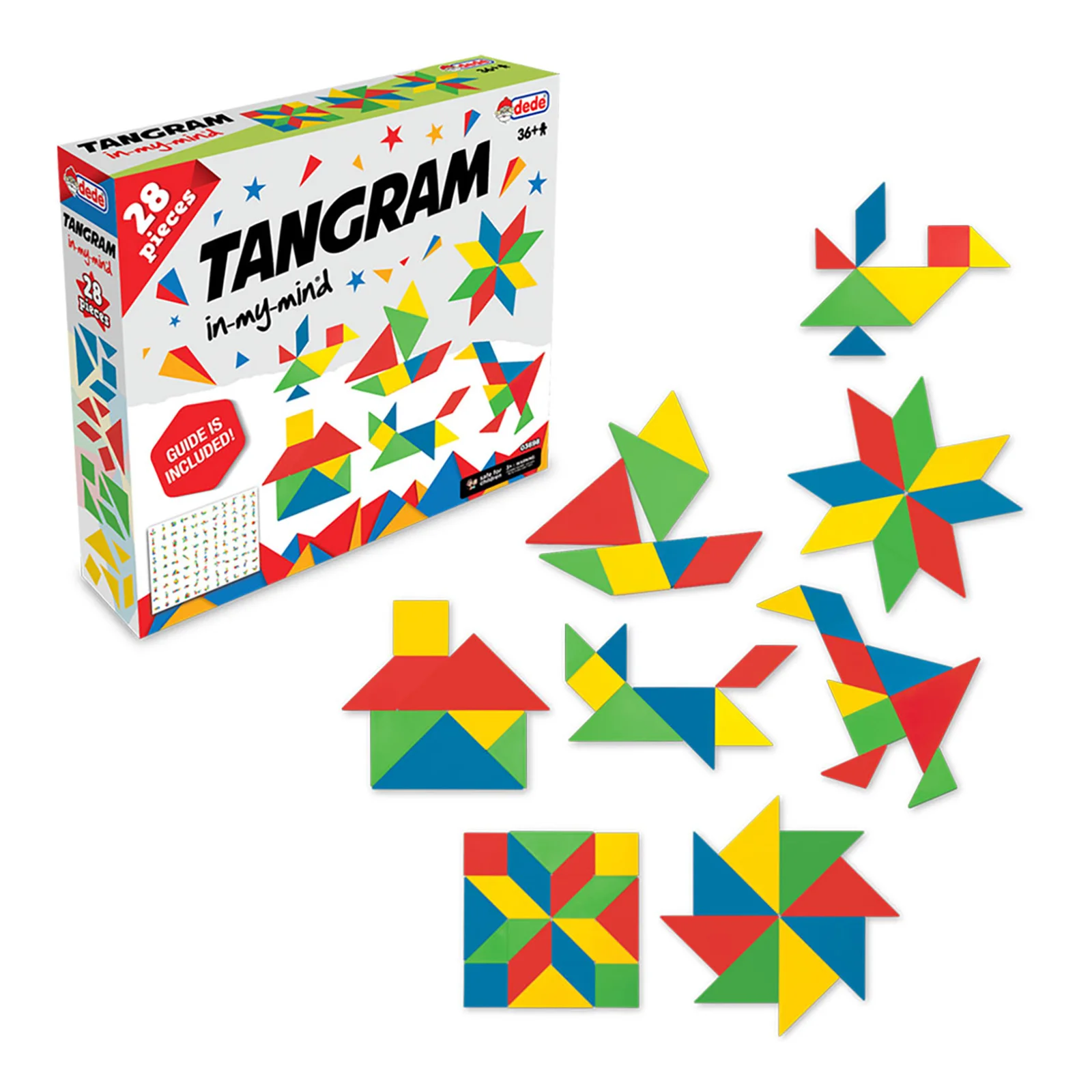 

Ebebek Dede Tangram 28 штук в коробке