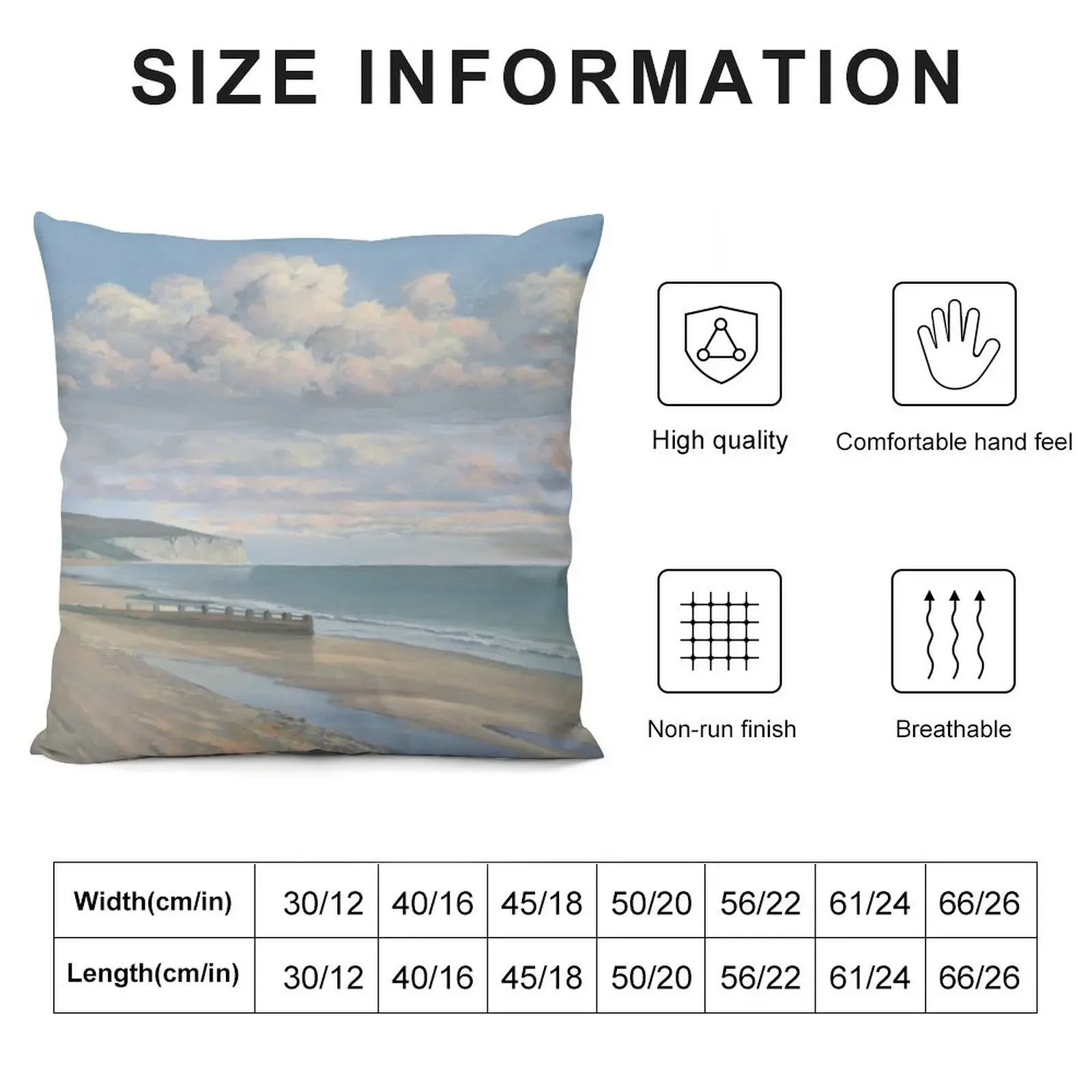 Печатная наволочка Swanage 100% полиэстер