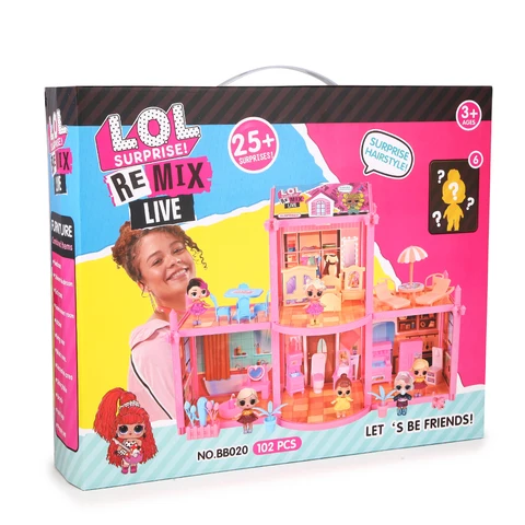 L.O.L.SURPRISE! Куклы lol, игрушки-сюрпризы, красивая кукла с волосами поколения, кукольный домик «сделай сам», мебель, 3D Детские подарки на день рождения