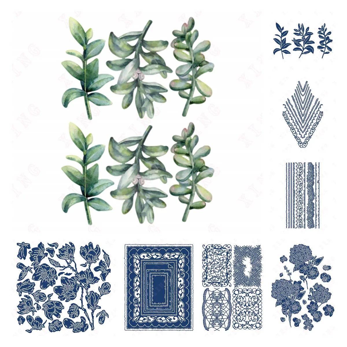 

2022 Scrapbook Diary Decorate Embossing Template Diy Greeting Card Handmade Craft Mold Calypso Cream Charisma Metal Cutting Dies