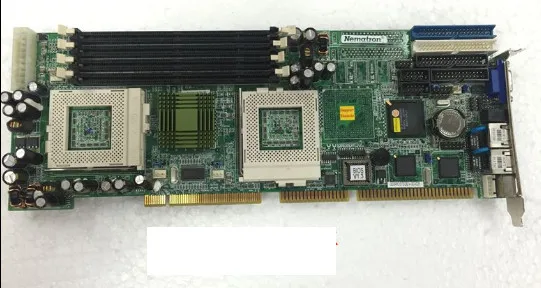 

ROCKY--3732EV-R2 V2.1 100% OK оригинальная плата ПК, полноразмерная карта ЦП, ISA промышленный системная плата PICMG 1,0 с процессором RAM 2-AN