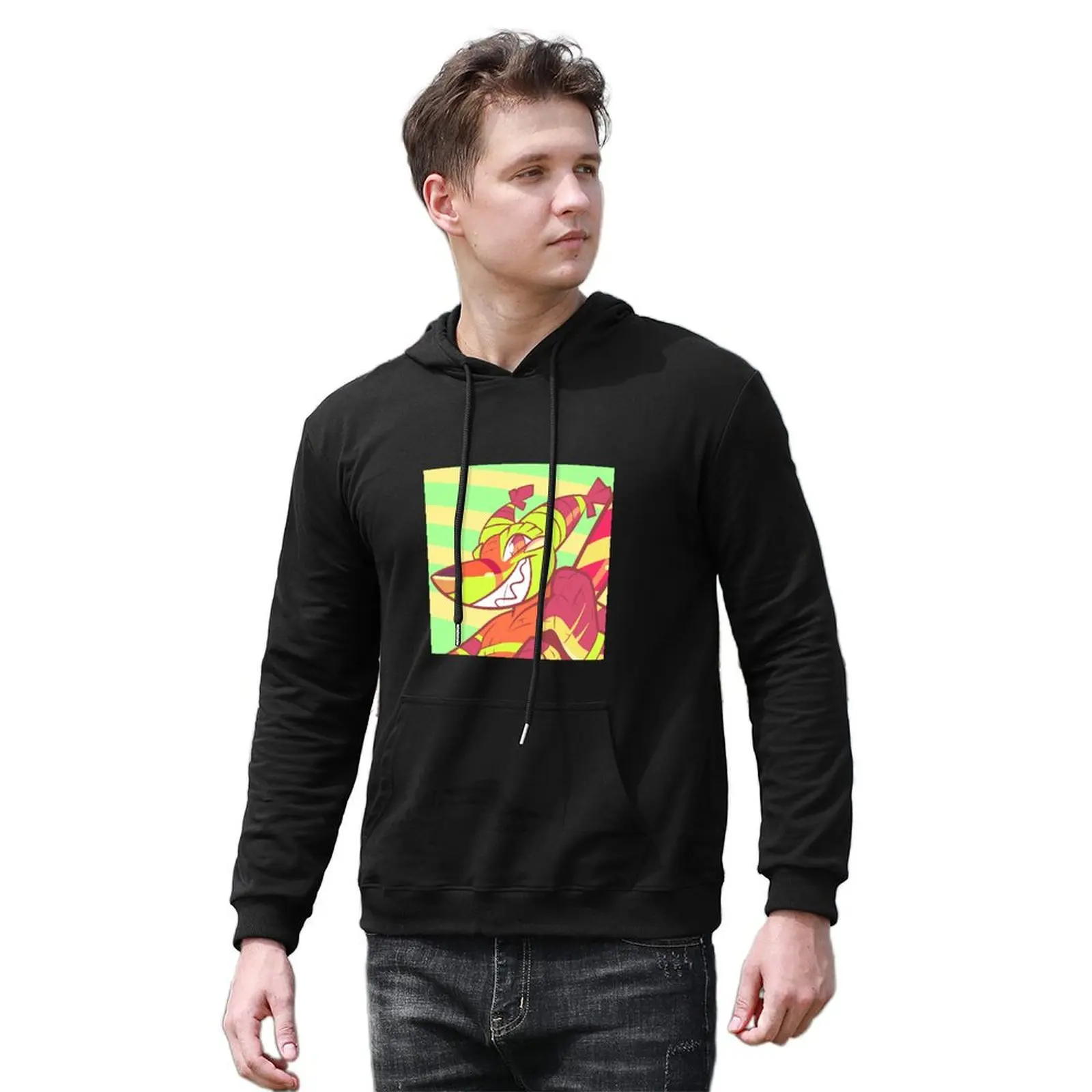 TQBF (Renard / The Quick Brown Fox) - Electrohell Pullover Hoodie мужская дизайнерская одежда дизайнерские