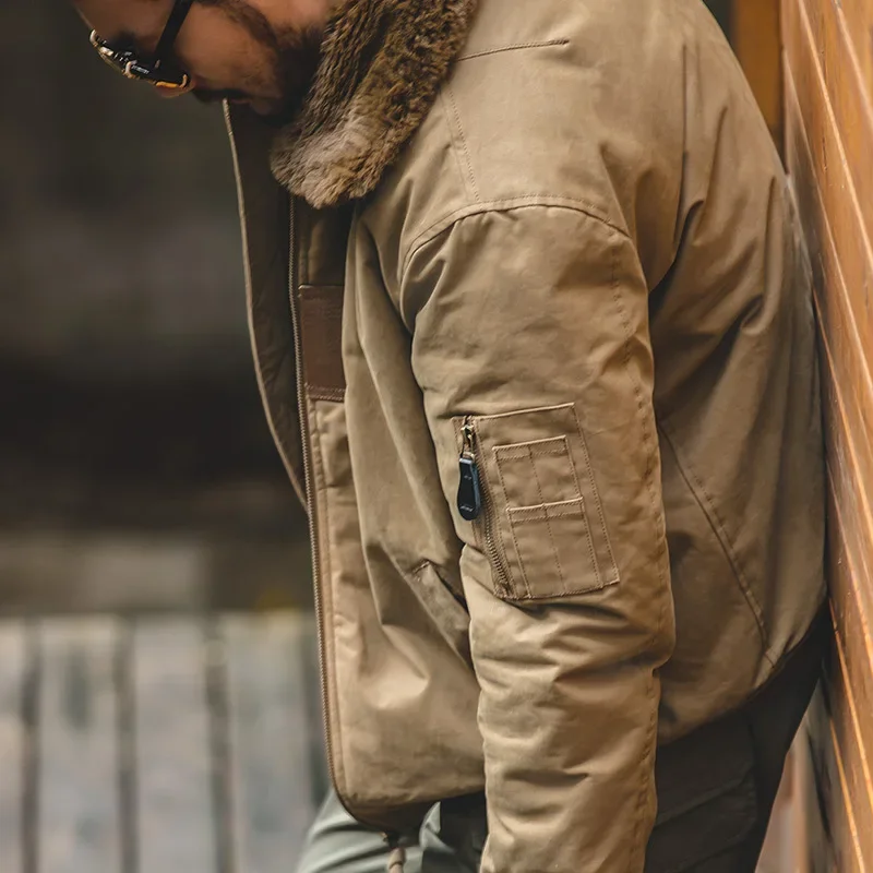 Рисунок 2 - Мужская винтажная куртка-бомбер Maden B15