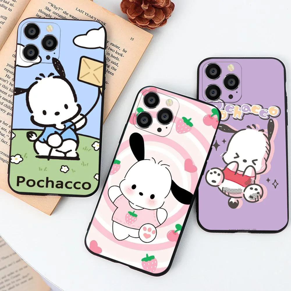 Матовый черный чехол для Realme C30S 1 2 3 5 5i 5s 6i 6 7 7i Pro KD-43 Pochacco