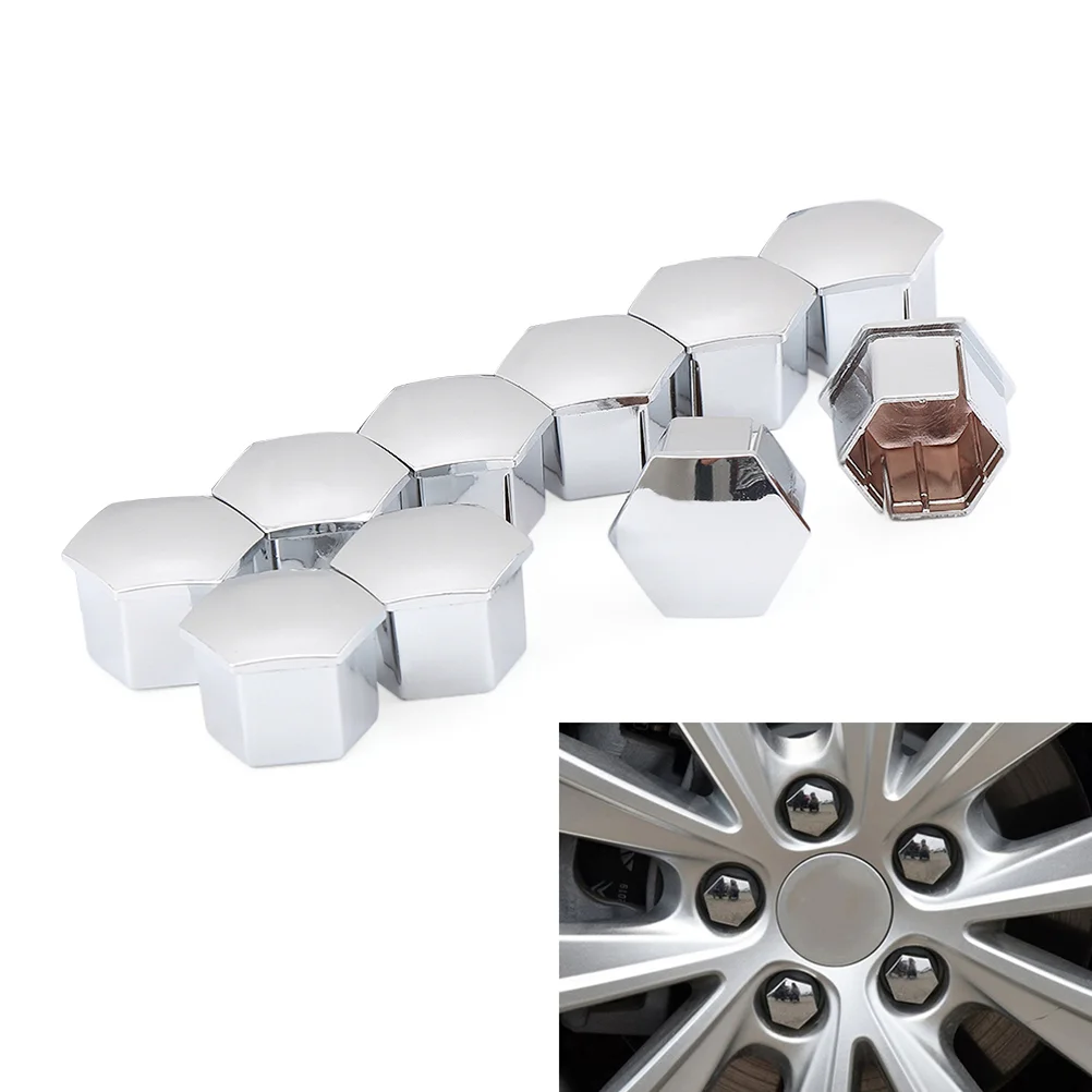 

10 Pcs Lug Nut Covers Wheels Car Bolts Cover Nut Protector Wheel Bolts Nuts Automotive Wheels
