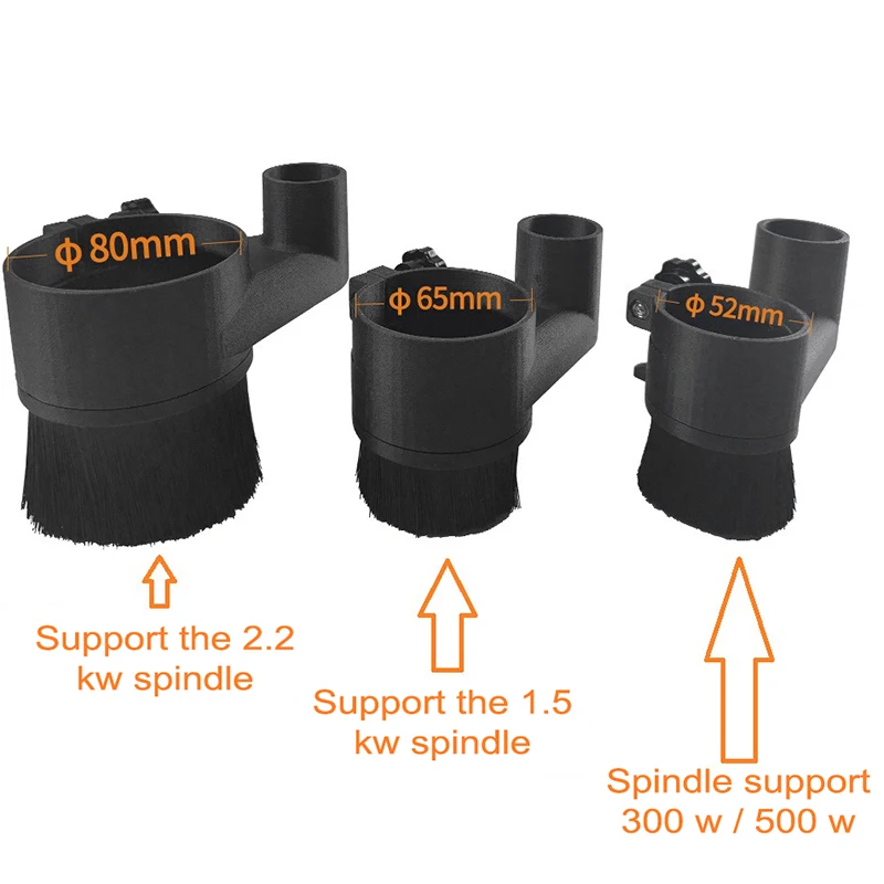 

Аксессуары для гравировального станка с ЧПУ 52 мм/65 мм/80 мм шпиндельная щетка Пылезащитная щетка пылесос для двигателя 775