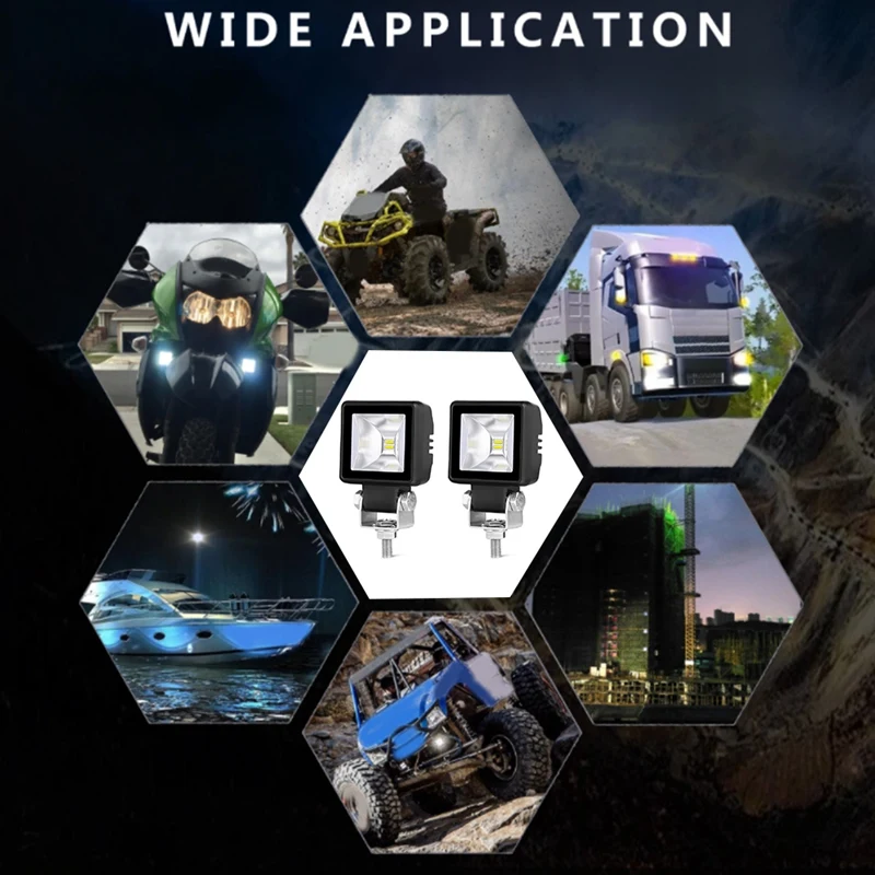 

Car 2Inch High Power Spotlight For Off-Road Pickup Truck Motorcycle Utv Atv 2Inch Daytime Small Light E-MARK E24