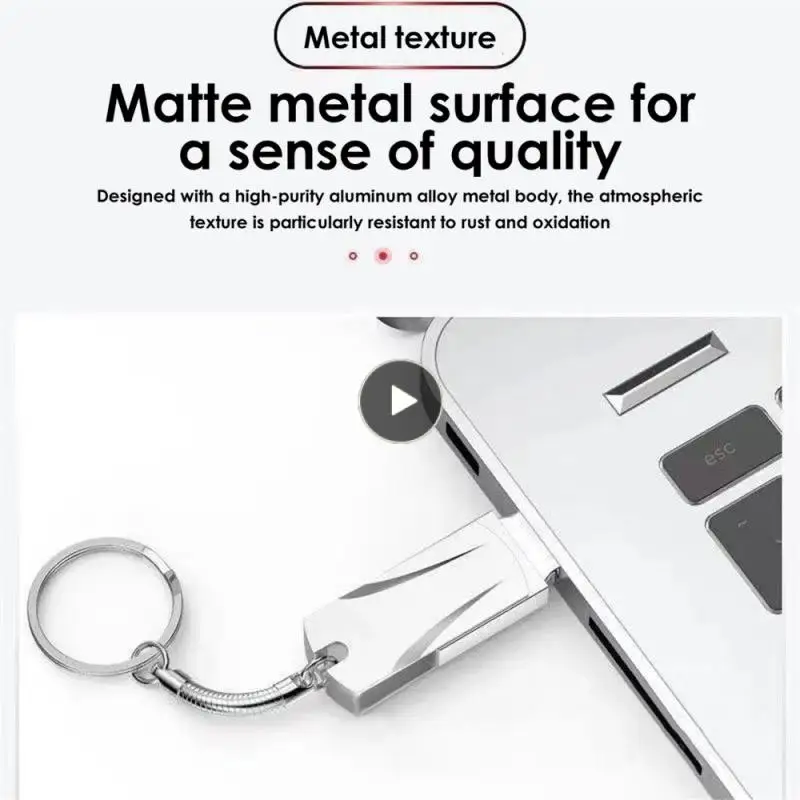 

Компьютер офисный U-диск стабильный совместимый металлическое подвесное кольцо U-диск вращение Универсальный Usb U-диск высокая скорость кре...