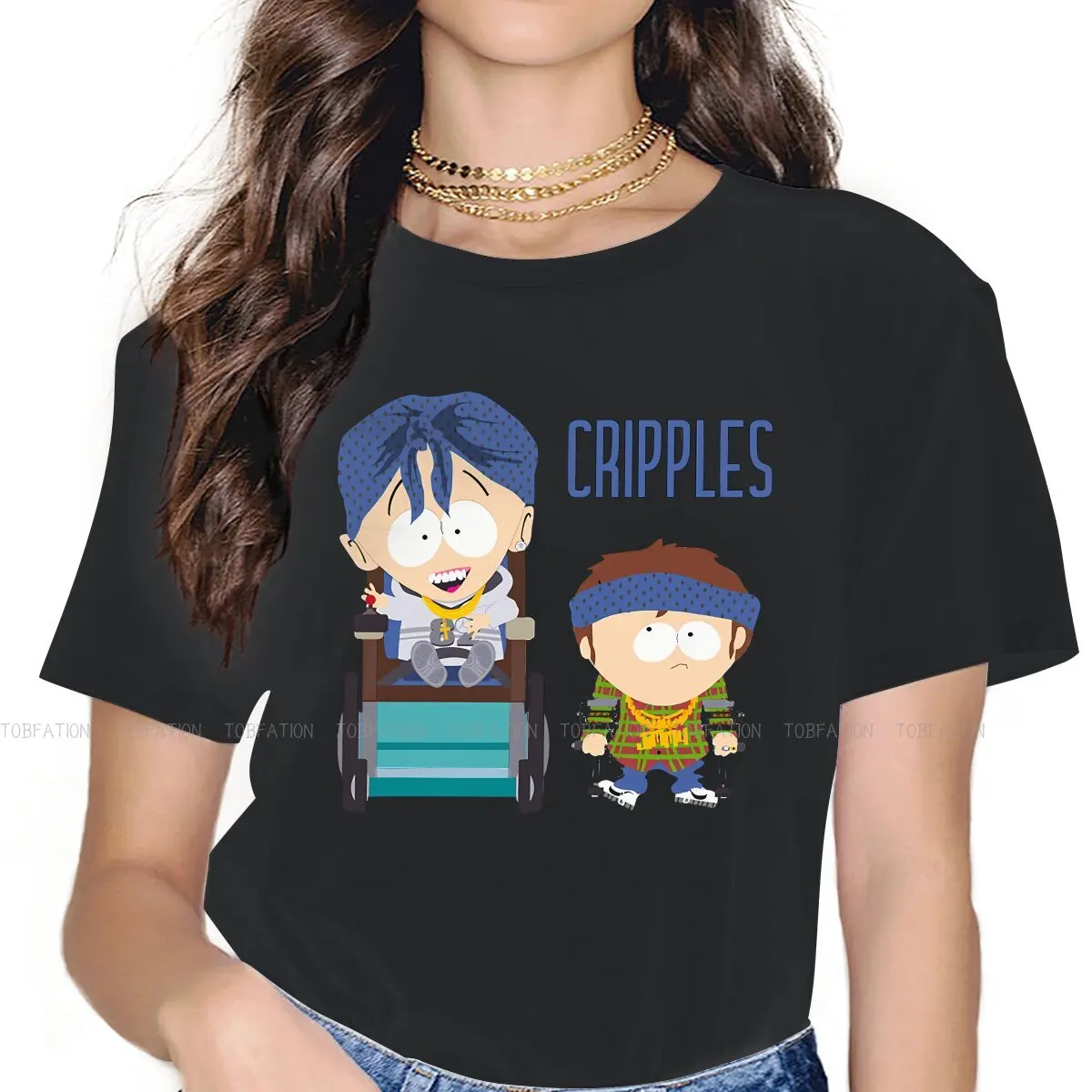 

Kyle Sweet Girls Women T-Shirt Southpark Blusas Harajuku Casual Short Sleeve Vintage Oversized Tops