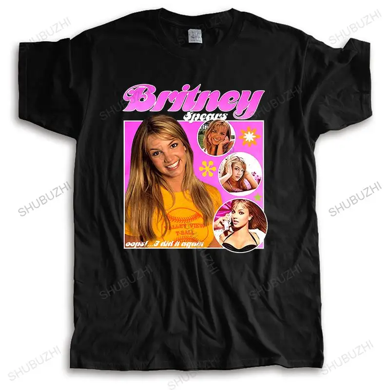 Homme brand t shirt summer men fashion t-shirt Britney Spears bigger size loose casual style printed tee-shirt male tops
