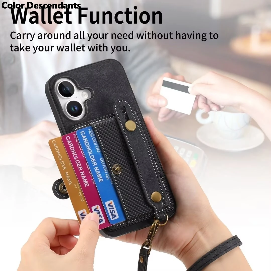 Кожаный чехол с ремешком на палец для Redmi K70 Pro K70E K60 Ultra K50 K40 K40S Роскошный держатель