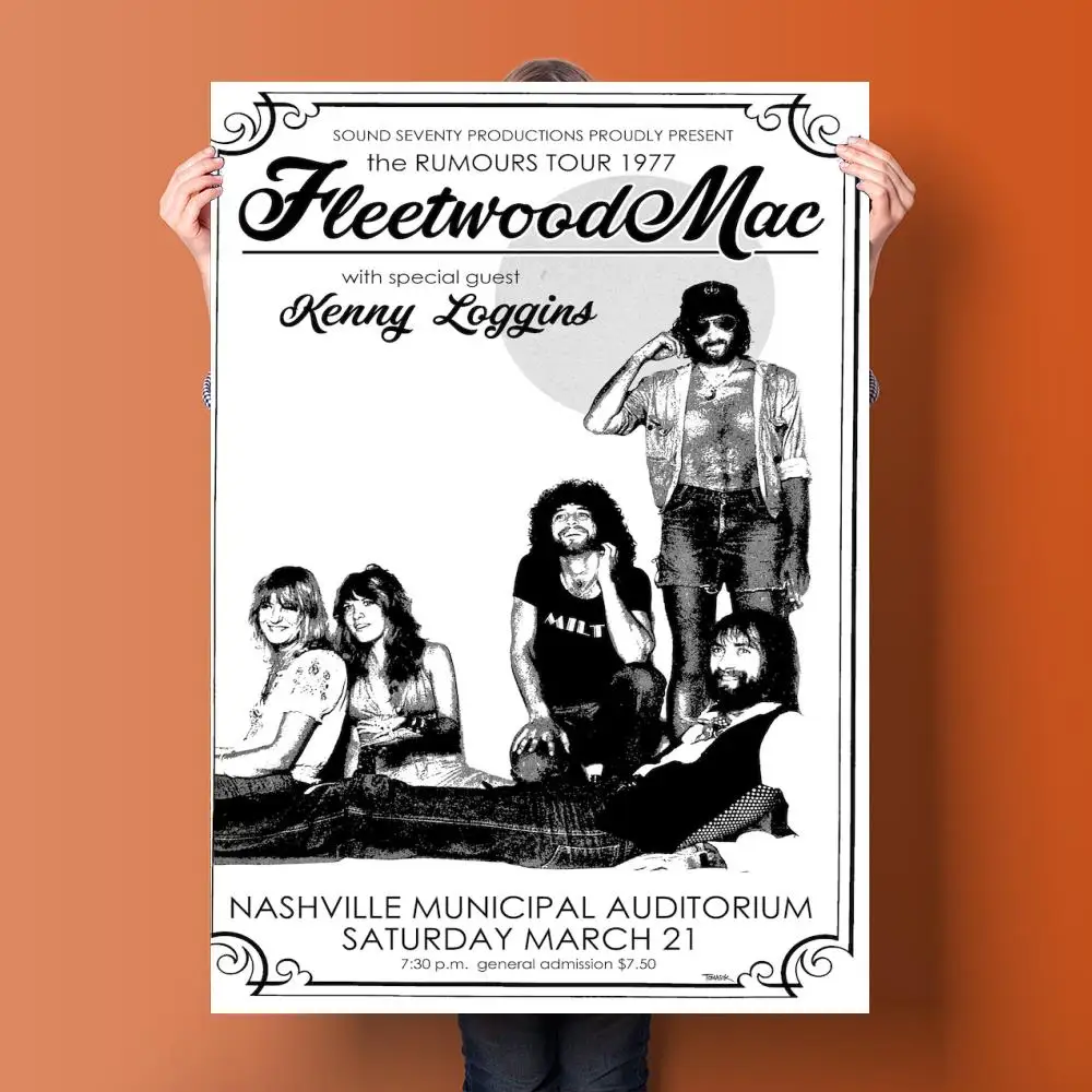 Художественный плакат Fleetwood mac