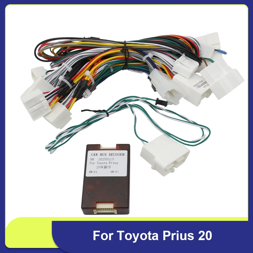 Фото Кабель-адаптер для подключения 16-контактного CANBUS декодера для Toyota Prius 20 (2003-2009) к Android-радио №3